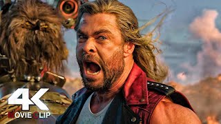 Thor: Love And Thunder Thor First Fight Scene [in Hindi] - Thor: Love And Thunder Movie Clips (2022)