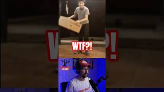 Kid Drops Box On Head and COMPLETELY Disappears! 🤯🪄 #Shorts #MagicTrick