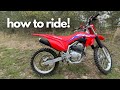How To Ride A Dirt Bike With Clutch Beginner S Guide 2025 Mastering The Basics Honda CRF250F