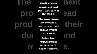 Families were convinced lead paint was safe in the 1920s.