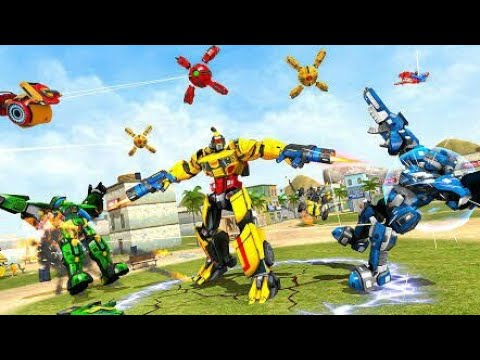 Flying Ghost Robot Car Games##Robot Transforming games