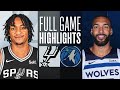 SPURS at TIMBERWOLVES | FULL GAME HIGHLIGHTS | December 6, 2023