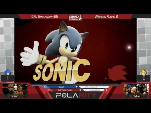 CFL Smackdown 86 - StaticManny (Sonic, Roy) vs Milk (Lucas) - SSB4 Winners R3