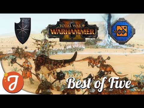 Dragon Ogres Vs Dinosaurs .feat DahvPlays | Mortal Empires | Total War: Warhammer II