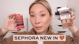 Trying New Sephora Makeup | Soft Caramel-Toned Glam 🤎