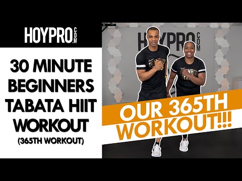 30 Minute Full Body Tabata Workout for BEGINNERS (No Equipment + No Repeats)