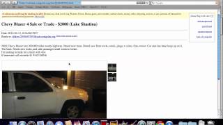 Craigslist Siskiyou County Used Cars - Older Models Available Online