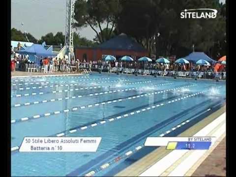 Serie 10 dei 50 Stile Libero  Assoluti Femmine Master - 12 MEMORIAL ANDREA BETTIOL