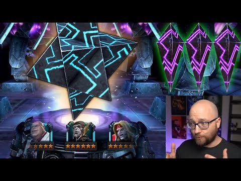 Four 6-Star Crystals + Cavs: Carina's 100% and War Rewards Opening | Marvel Contest of Champions