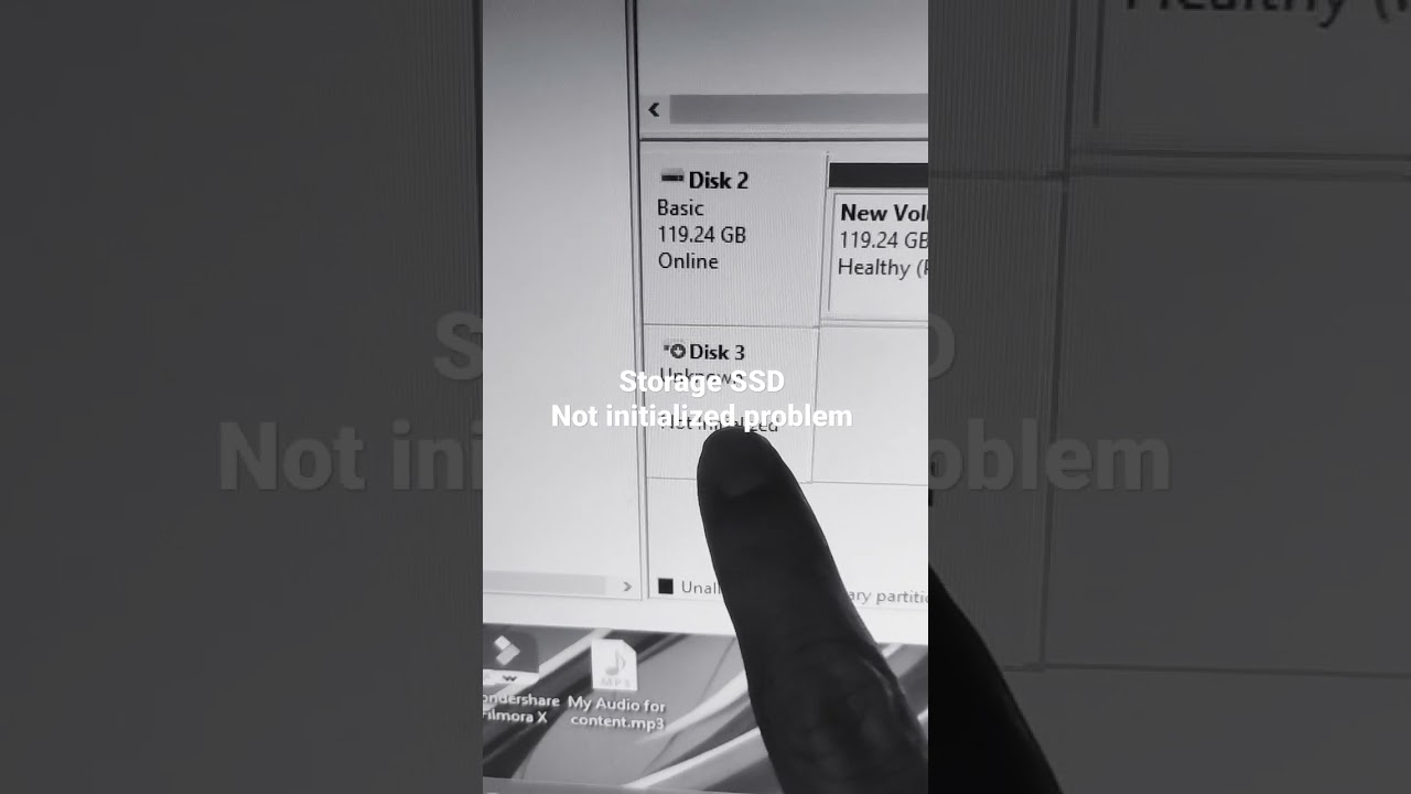 storage SSD problem not detected... #pc