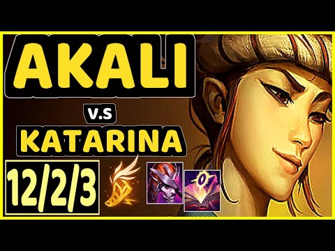 NISQY (AKALI) vs KATARINA - 12/2/3 KDA MID CHALLENGER GAMEPLAY - EUW