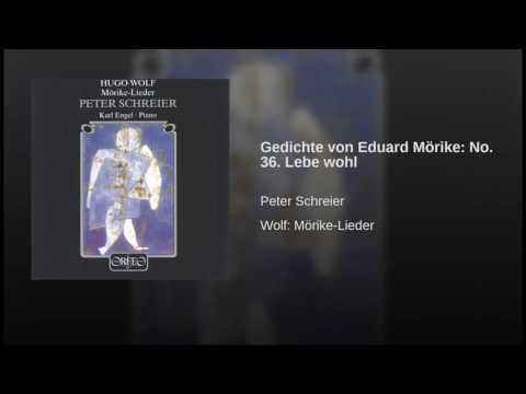 Gedichte von Eduard Mörike: No. 36. Lebe wohl