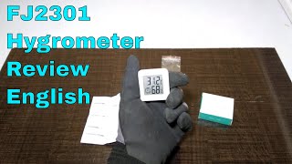 FJ2301 hygrometer and thermometer review - English