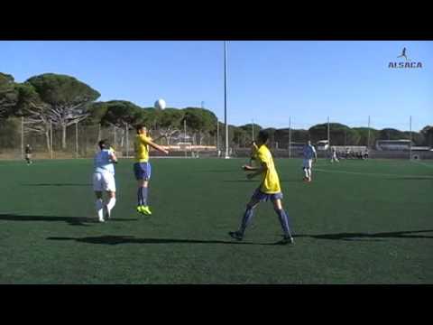 ALSACA2015 Balón de Cádiz C.F. "B" - C.D. Salesianos Algeciras 1er Tiempo Jornada 12 Temp 2015-16