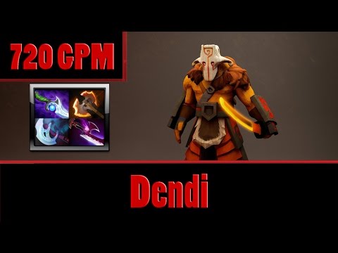 Dota 2 - Dendi plays Juggernaut with 720 GPM Ranked