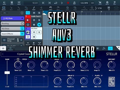 STELLR Reverb - AUv3 Shimmer Reverb Effect - Demo for the iPad