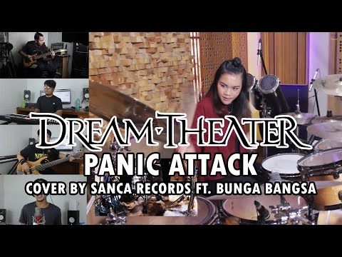 Dream Theater - Panic Attack | COVER by Sanca Records ft. Bunga Bangsa