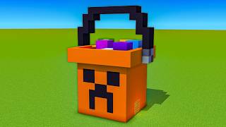 Minecraft Tutorial: How To Make A Halloween Candy Bucket House | Halloween House