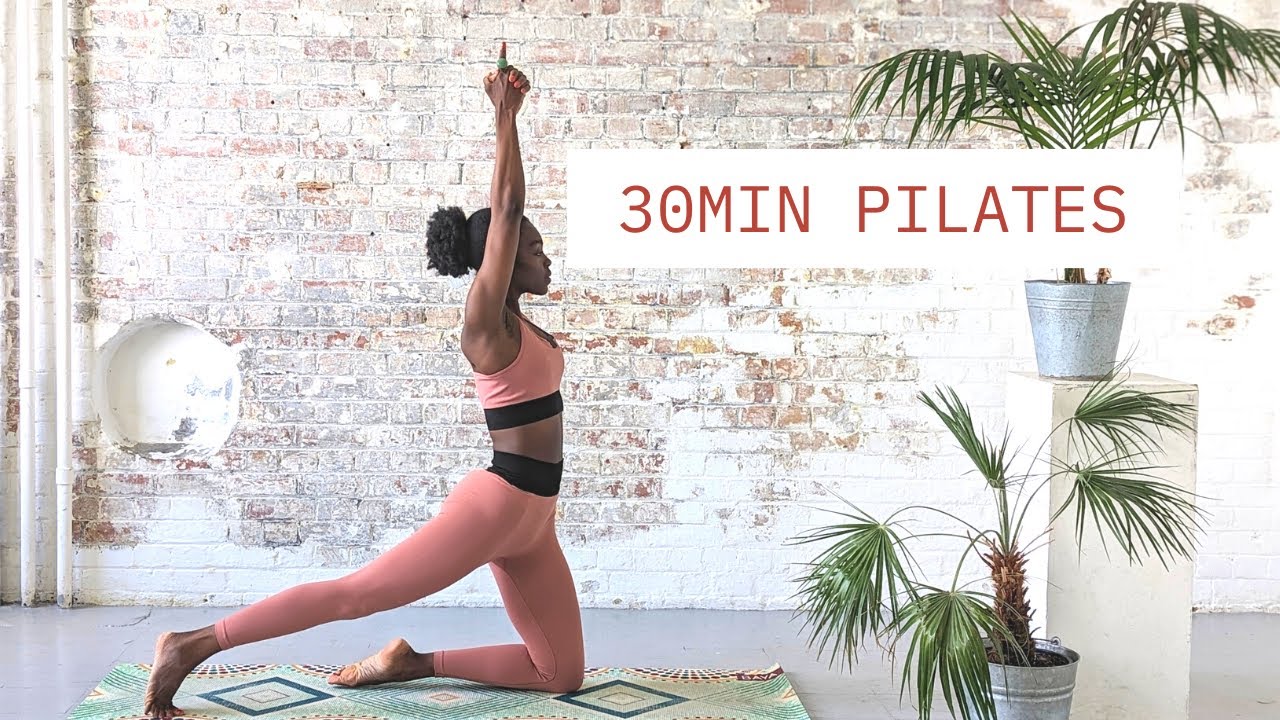 30 MIN PILATES WORKOUT FOR BEGINNERS - AT HOME PILATES - YouTube