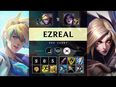 Ezreal ADC vs Kai'Sa - KR Challenger Patch 25.19