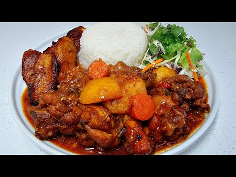 π¬πΎ Best guyanese chicken stew/ stewed chicken | full recipe
