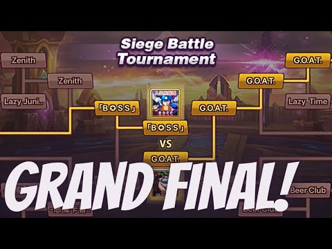 GOAT vs BOSS - Siege Battle Tournament GRAND FINAL ! [Season 7]