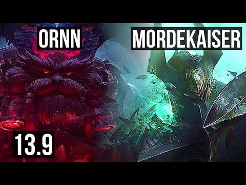 ORNN vs MORDEKAISER (TOP) | 65% winrate, 3/2/7 | KR Master | 13.9