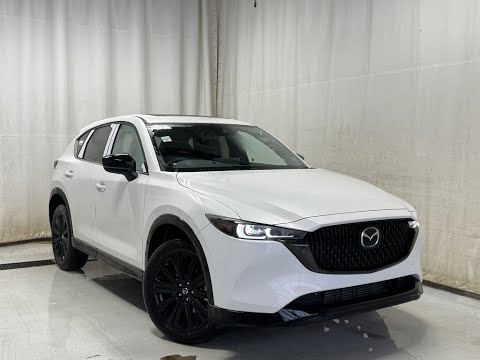 2025 Mazda CX-5 Sport Design AWD in White for sale at Park Mazda in Sherwood Park, AB