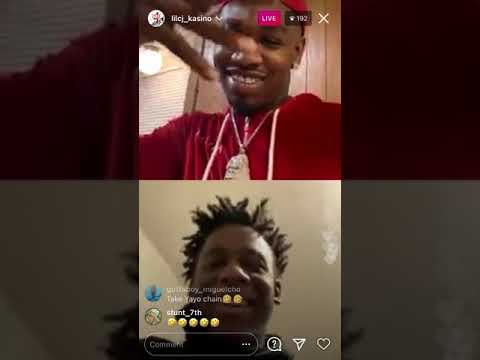 Lil CJ Kasino and Meezy Maine on IG live