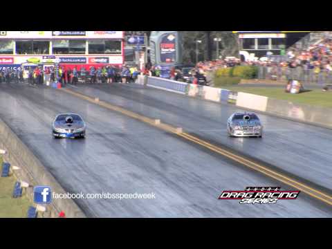 First ever side by side 6 second Pro Stock pass in Australia