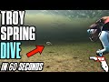 How To Scuba Dive Troy Springs State Park FL 1 Minute Diving Breakdown Video Down To 60