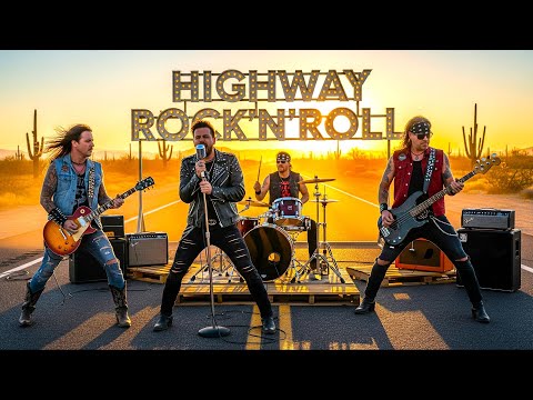 Highway Rock’n’Roll | Sunset Desert Jam – Ultimate Road Trip Playlist