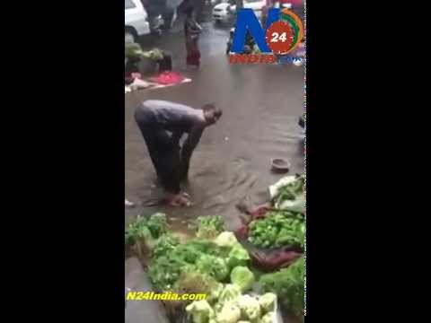 How vegetables wash with drainage water (N24India.com)