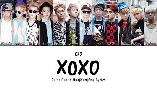 EXO (엑소) - XOXO (Kisses &amp; Hugs) Color Coded Han|Rom|Eng Lyrics