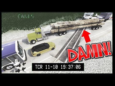 Train Accidents #8 CCTV Edition - BeamNG Drive