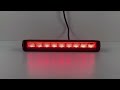LED multifunkčná svetelná rampa - so združenými zadnými svetlami 10-80V / 345mm / ECE R65, R10, R148 - Video Youtube