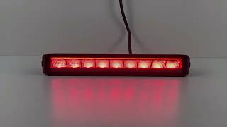 LED multifunkční světelná rampa, 10-80V, 345mm, ECE R65, R10, R148