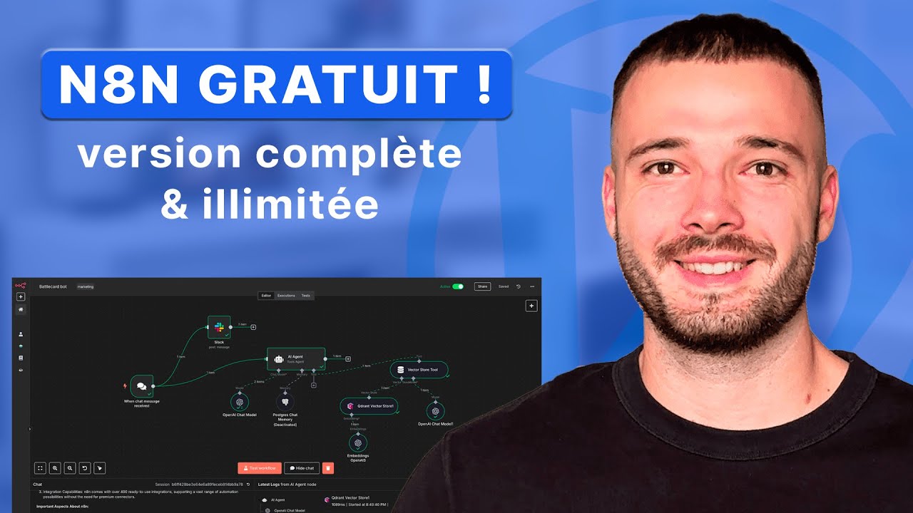 Comment avoir n8n GRATUIT ? (utilisation illimitée)