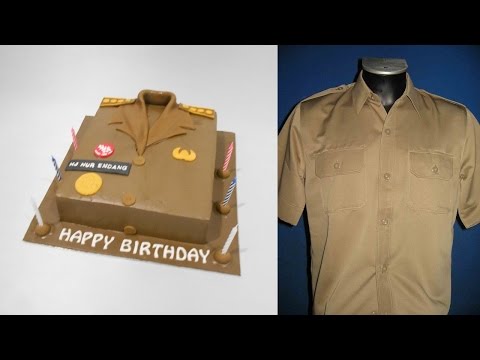 Office Shirt Cake Decoration - How to Make!