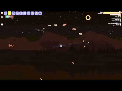 [ #terraria ] Mothron drops its wings, the yoyo, and the Broken Hero Sword at the same time