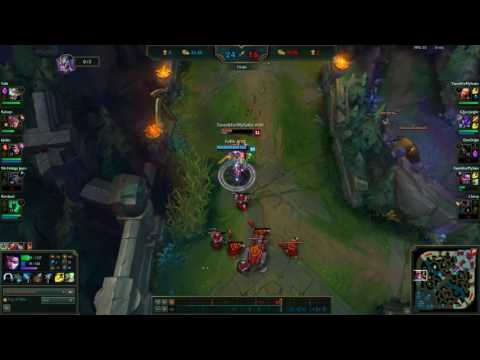 Vayne vs easy ashe and poor riven