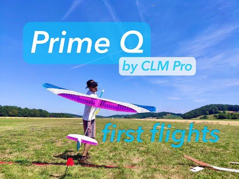 Prime Q by CLM Pro F3L Glider | first flights