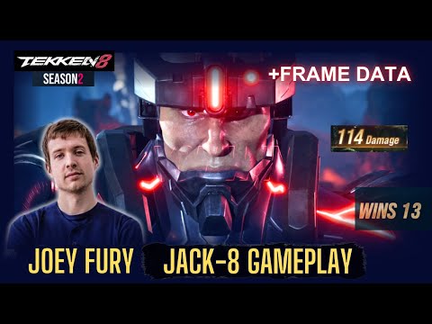 Joey Fury’s JACK-8: DOMINATING with Insane DAMAGE & Pokes | Tekken 8 Ranked Gameplay