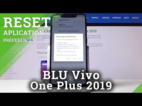 How to Reset App Settings in BLU Vivo One Plus 2019 – Erase App Data