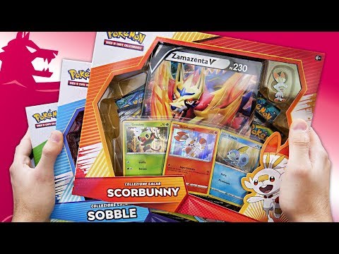 APRO LE 3 NUOVE COLLEZIONI DI ZAMAZENTA! - Pokemon TCG Collezione Galar Grookey, Scorbunny e Sobble