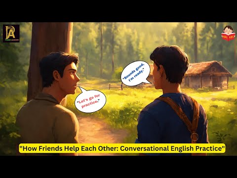 How Friends Help Each Other: Conversational English Practice | Spoken English practice session |