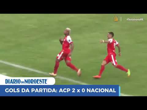 Gols da partida entre Paranavaí x Nacional de Rolândia