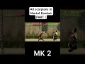 All Scorpions In Mortal Kombat Part 1