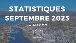 STATISTIQUES IMMOBILIÈRES  de Magog pour septembre 2025  🚀 - Immobilier
