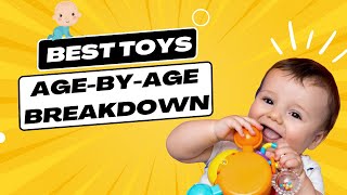 The Best Toys for Babies: Age-by-Age Breakdown